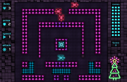 Neon Battle Tank