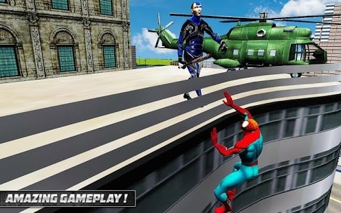 Spider Hero Street Fight