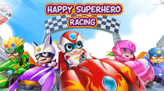 Happy Superhero Racing