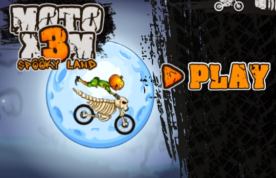 Moto X3m 6 Spooky Land Play Online At Coolmathgameskids Com